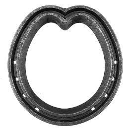 Pegasus Concave Steel Straight Bar Shoe 4 3/4" - 5/8 x 3/8 CLEARANCE