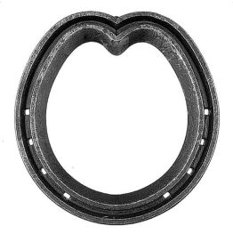 Pegasus Concave Steel Straight Bar Shoe 4 1/4" - 5/8 x 5/16 CLEARANCE